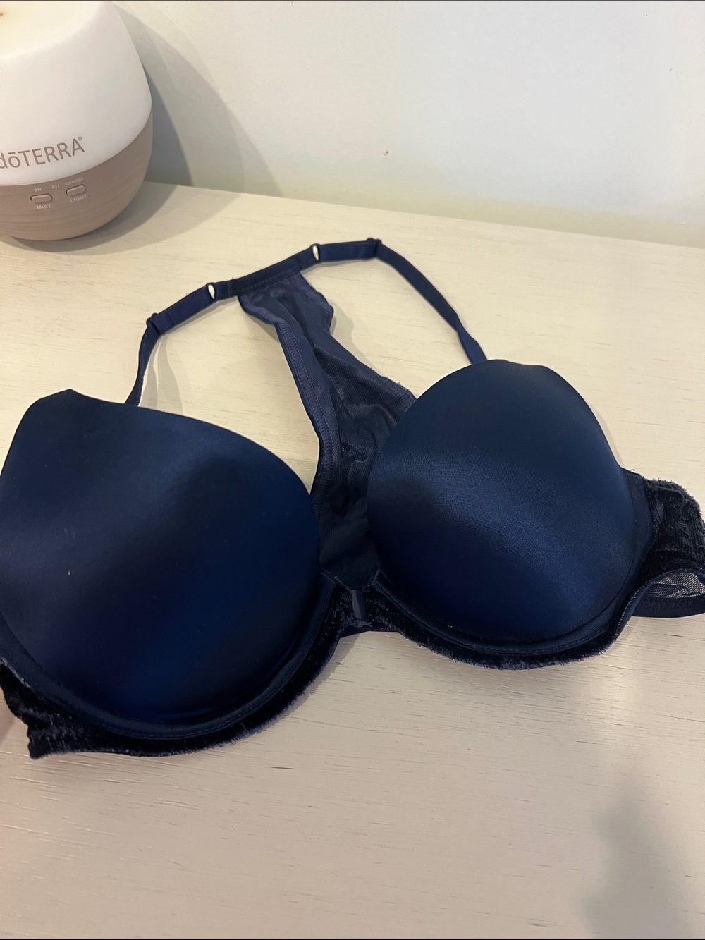 Victoria’s Secret Navy Racerback Push-Up Bra - Women Intimates & Sleepwear